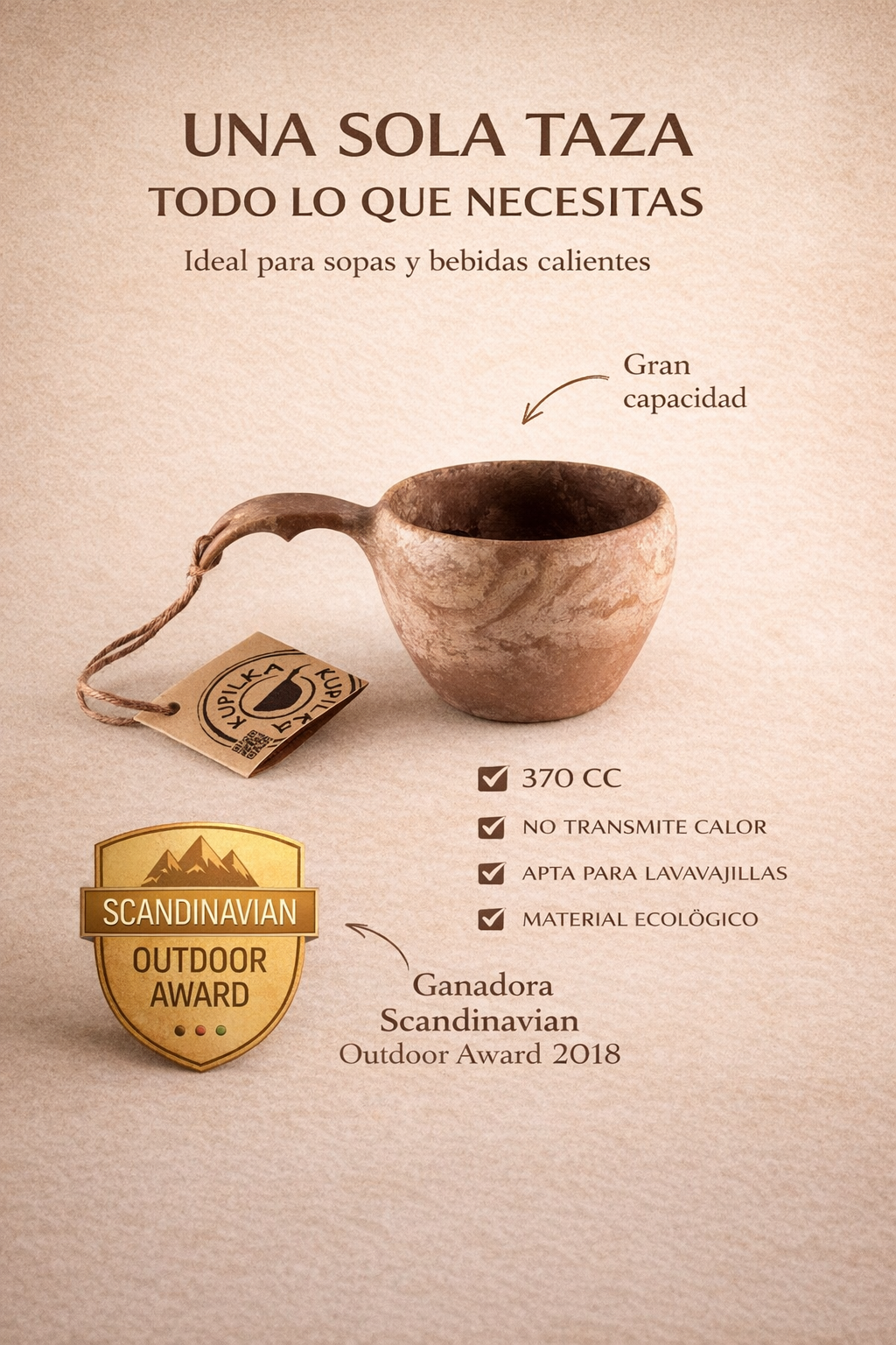 PACK AVENTURERO - Suova Matera + Kupilka 37